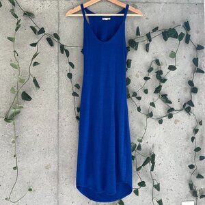 Aritzia: Wilfred Free Yasmin Dress in Electric Blue